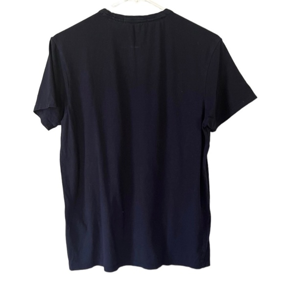 Men’s Ben Sherman Graphic T-shirt Tee Short Sleeved Size S Navy Blue Crew Neck - Picture 5 of 7